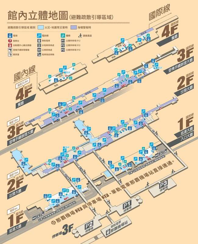 2019那霸機場內部地圖