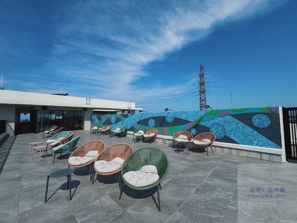 【沖繩中部飯店推薦】REF Okinawa Arena by Vessel Hotels(REF 沖繩競技場 - VESSEL 飯店)|開箱評價|
游泳池