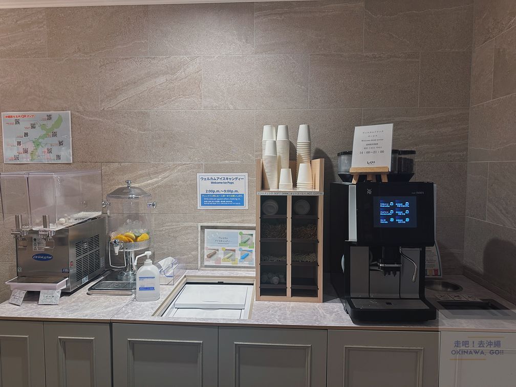 美國村住宿推薦｜LeQu 雷克沖繩北谷溫泉度假村－大廳