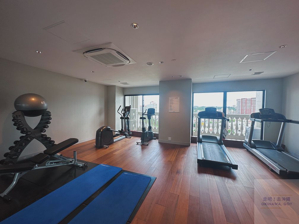 美國村住宿推薦｜LeQu 雷克沖繩北谷溫泉度假村 健身房