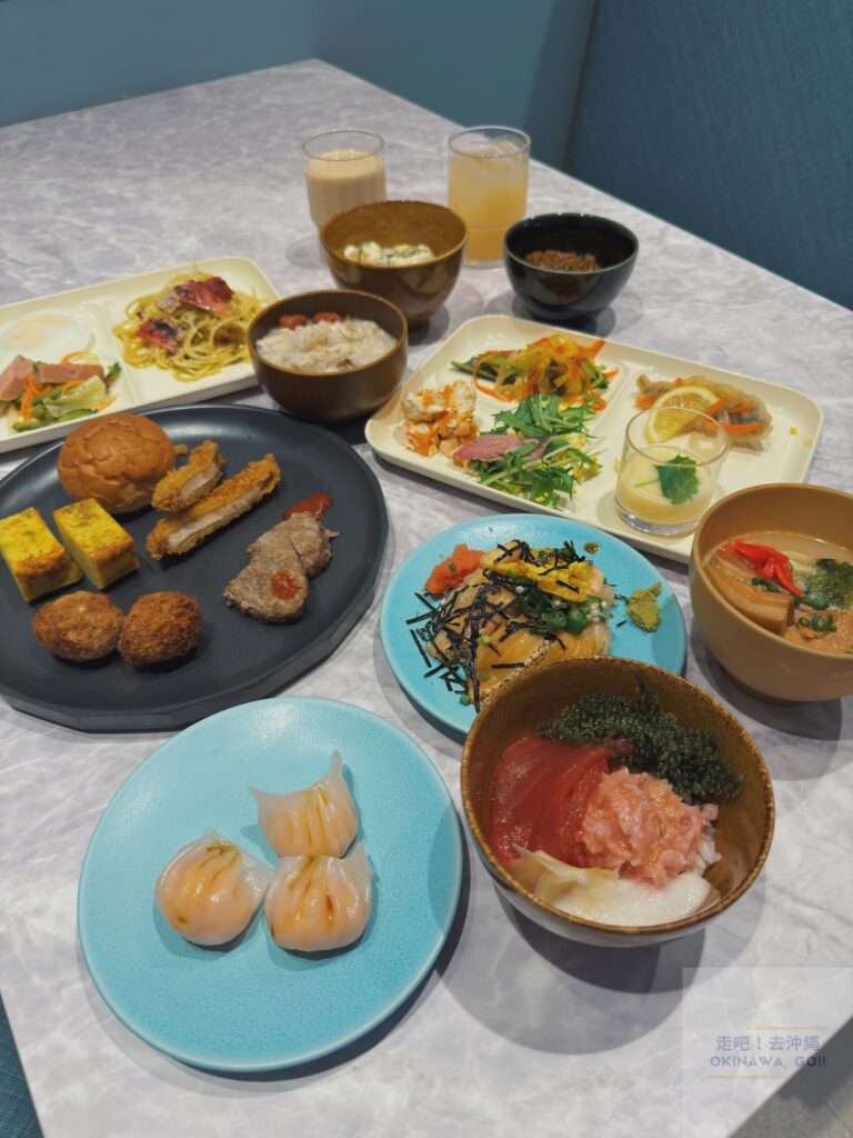 美國村住宿推薦｜LeQu 雷克沖繩北谷溫泉度假村－早餐